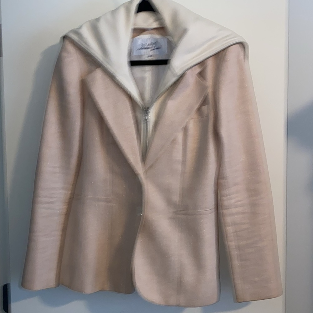 Vintage Veronica Beard 100% Linen Blazer Medium - Picture 11 of 13
